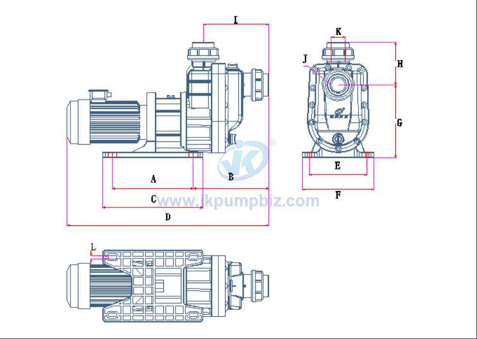 Self priming pump-MGS